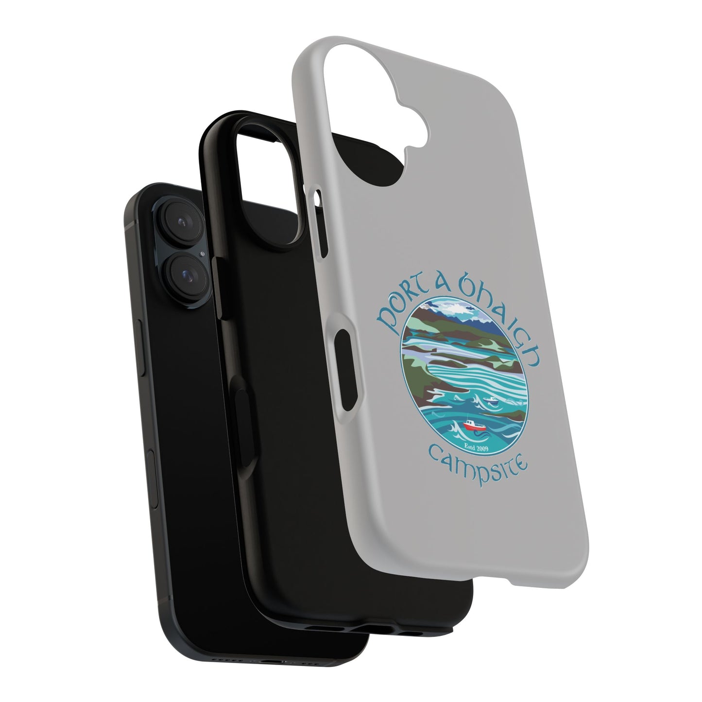 Campsite Phone Case with Scenic Design - Perfect for Outdoor Enthusiasts