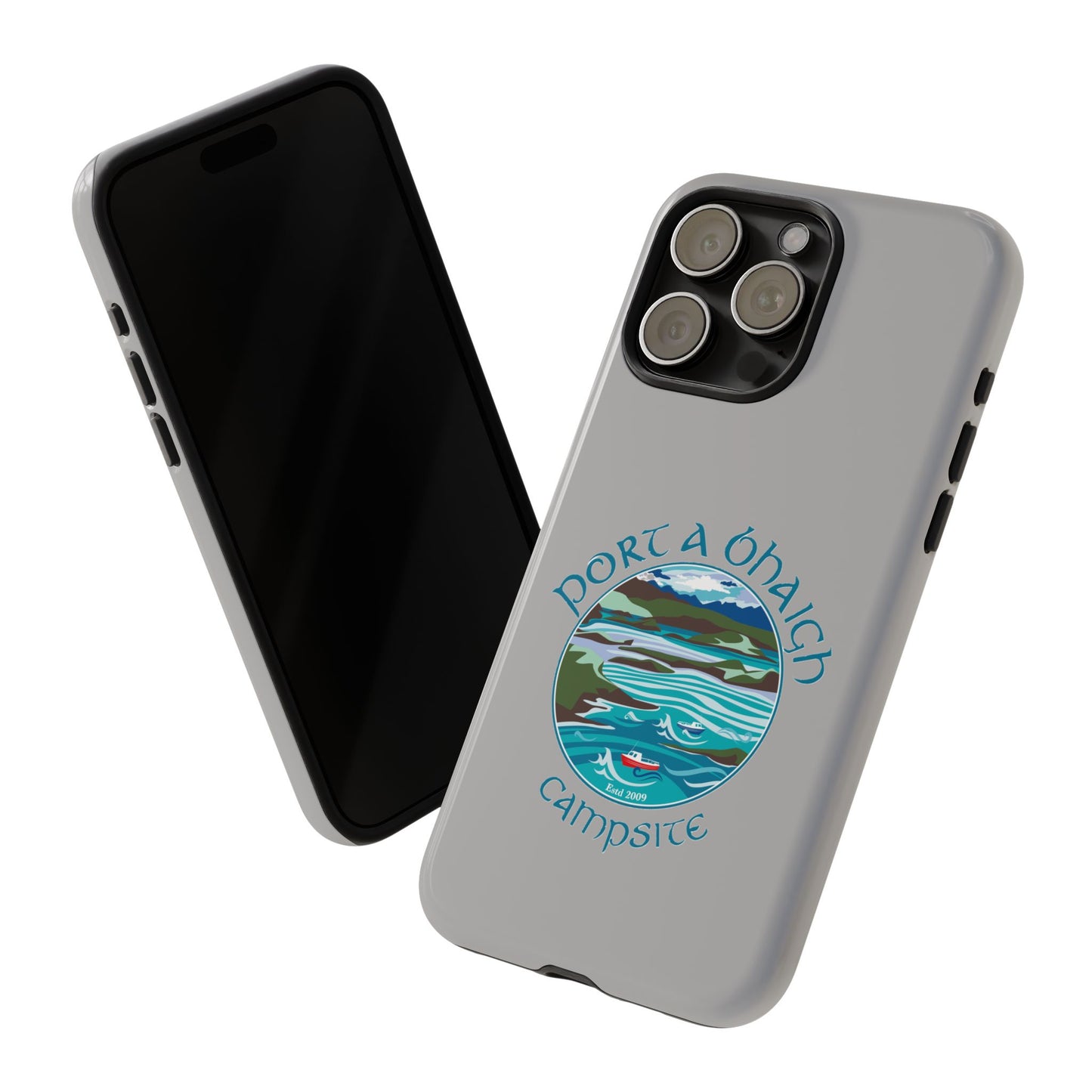 Campsite Phone Case with Scenic Design - Perfect for Outdoor Enthusiasts