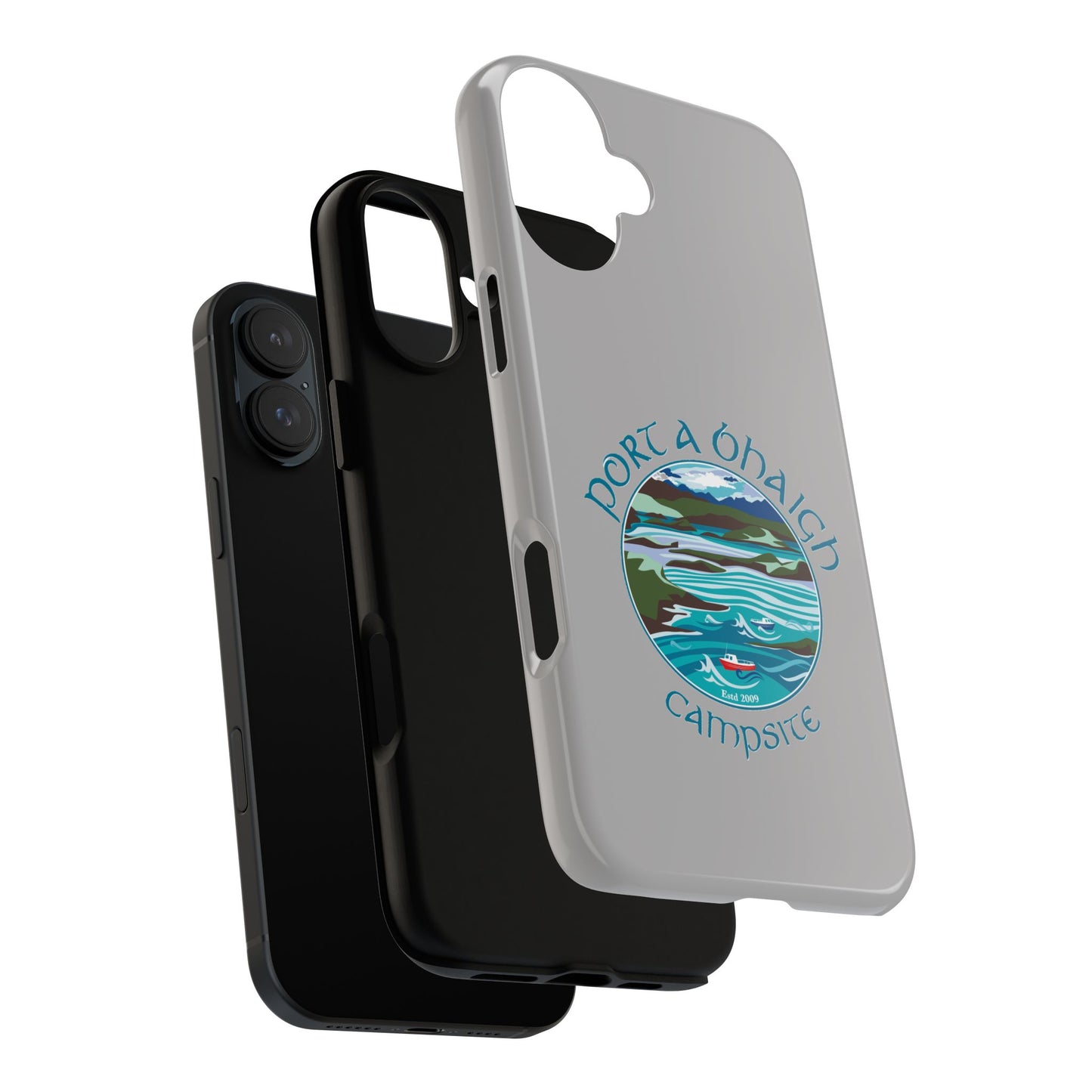 Campsite Phone Case with Scenic Design - Perfect for Outdoor Enthusiasts