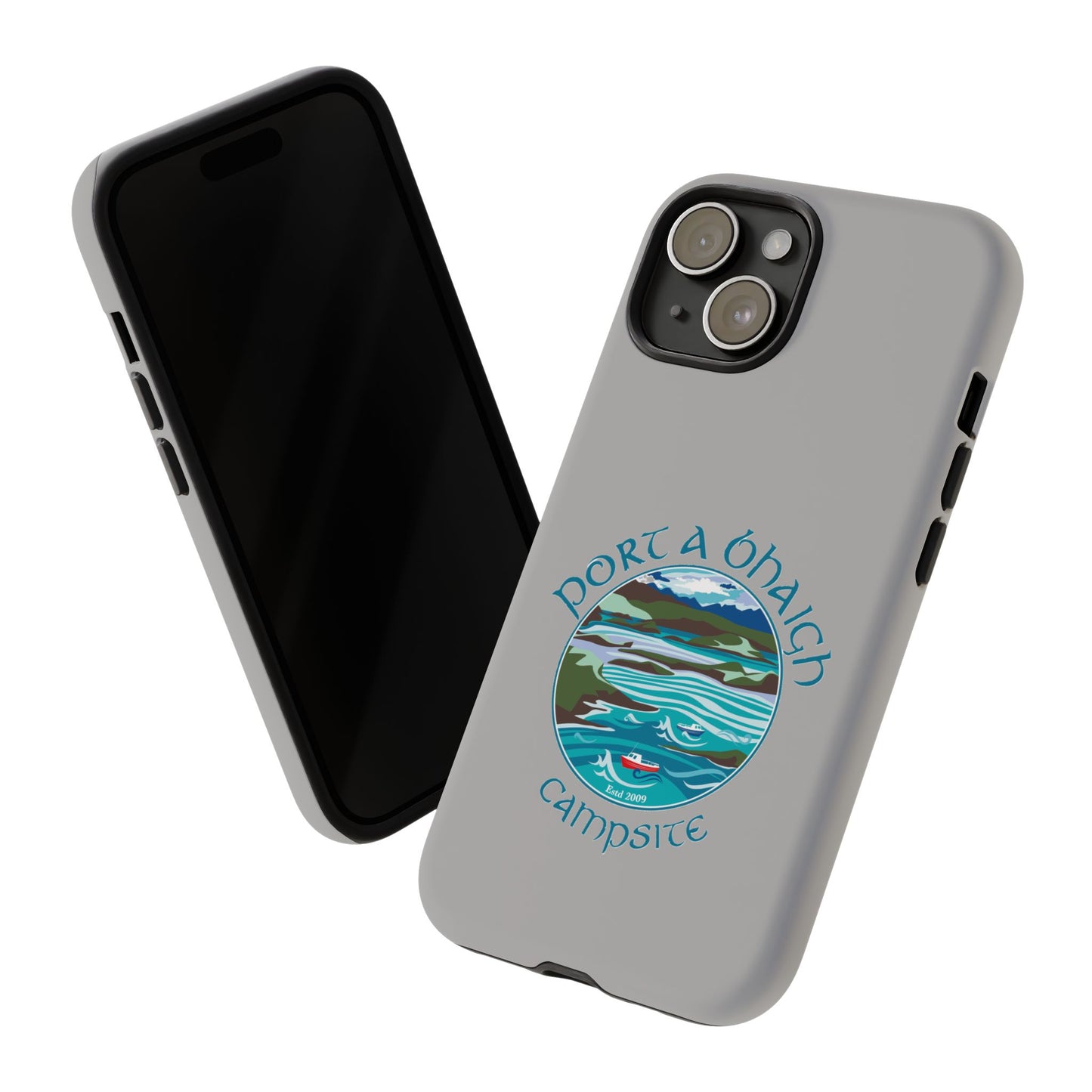 Campsite Phone Case with Scenic Design - Perfect for Outdoor Enthusiasts