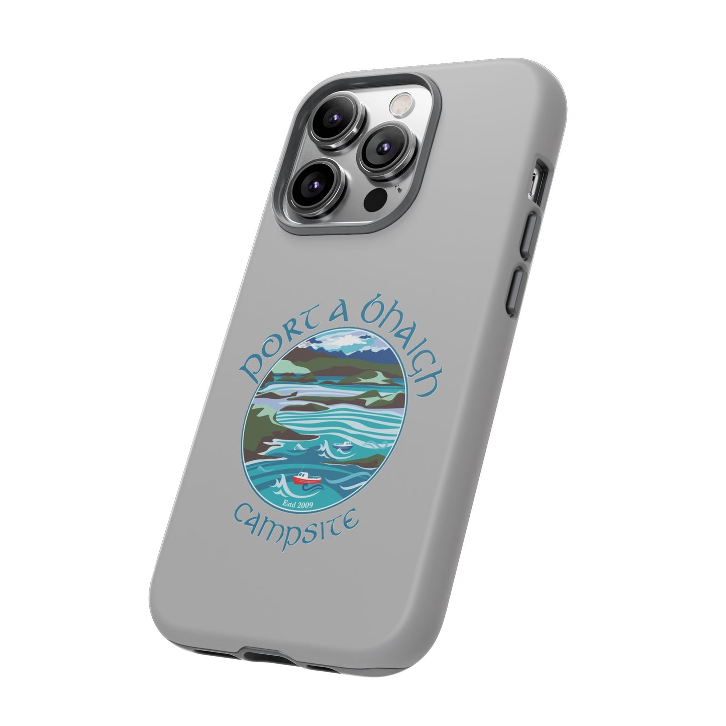 Campsite Phone Case with Scenic Design - Perfect for Outdoor Enthusiasts