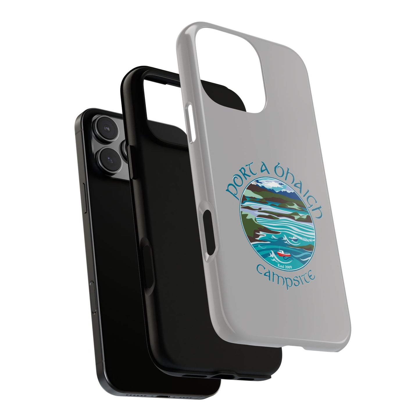 Campsite Phone Case with Scenic Design - Perfect for Outdoor Enthusiasts