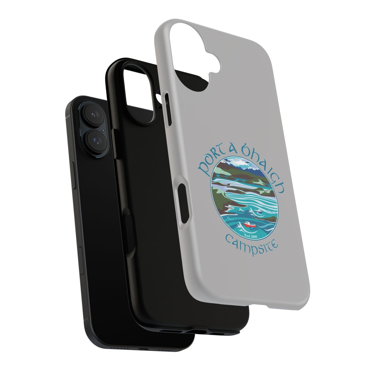 Campsite Phone Case with Scenic Design - Perfect for Outdoor Enthusiasts