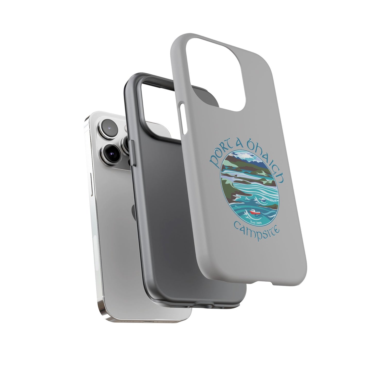 Campsite Phone Case with Scenic Design - Perfect for Outdoor Enthusiasts