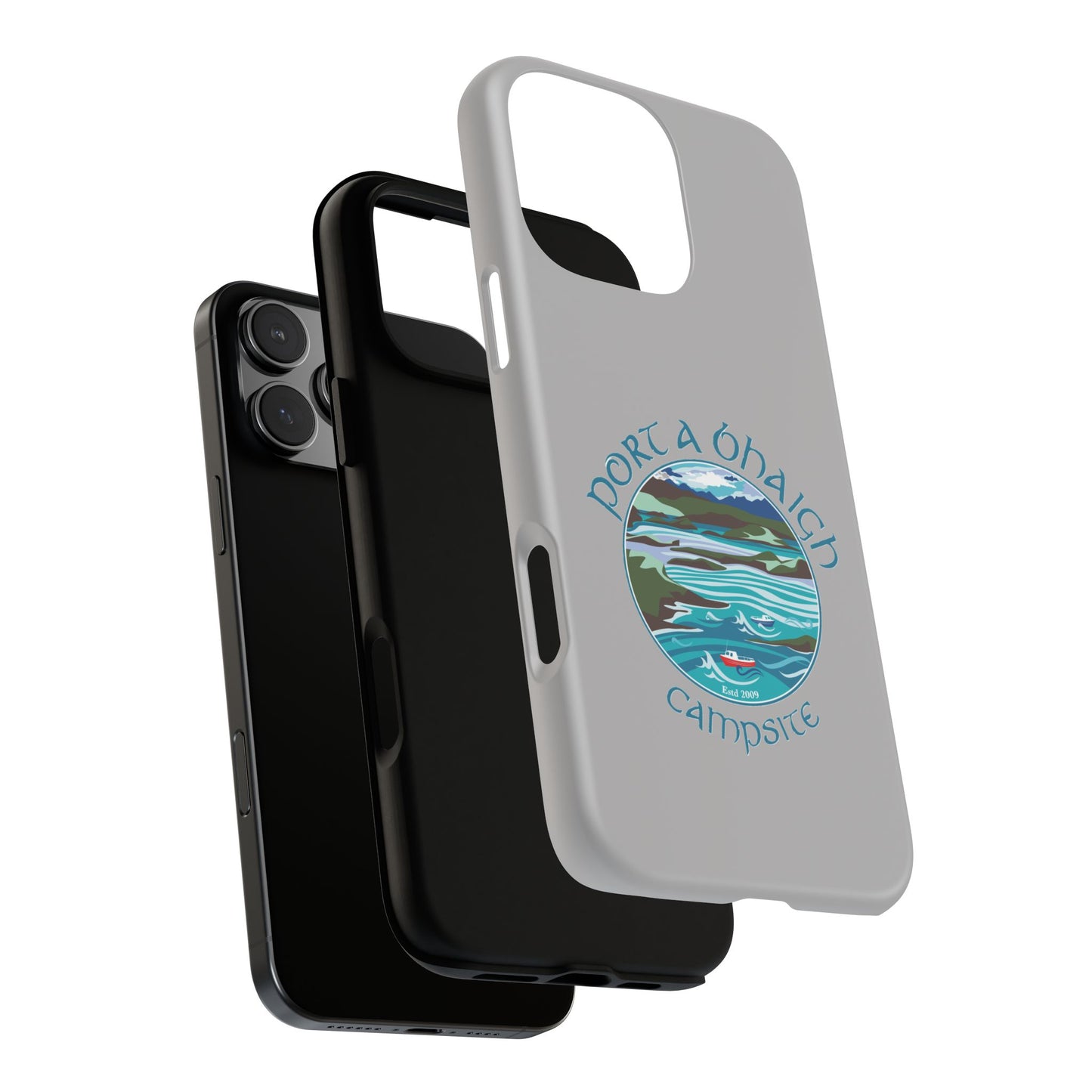 Campsite Phone Case with Scenic Design - Perfect for Outdoor Enthusiasts