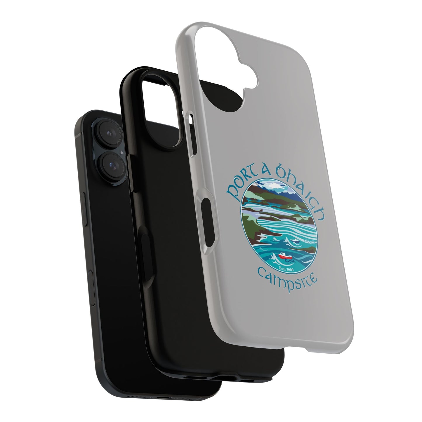 Campsite Phone Case with Scenic Design - Perfect for Outdoor Enthusiasts