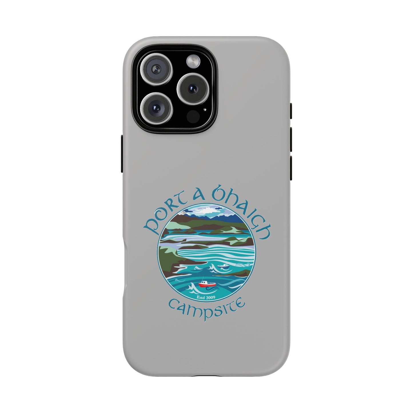 Campsite Phone Case with Scenic Design - Perfect for Outdoor Enthusiasts