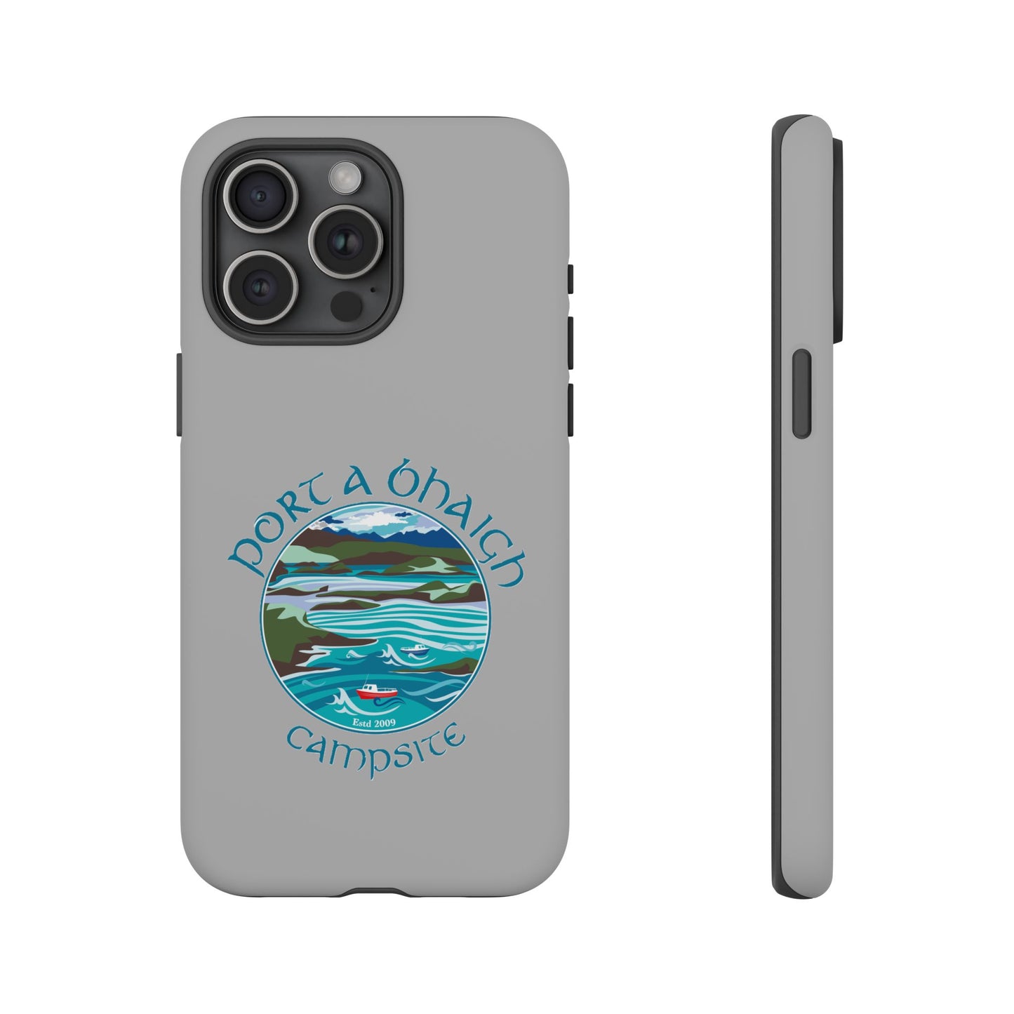 Campsite Phone Case with Scenic Design - Perfect for Outdoor Enthusiasts