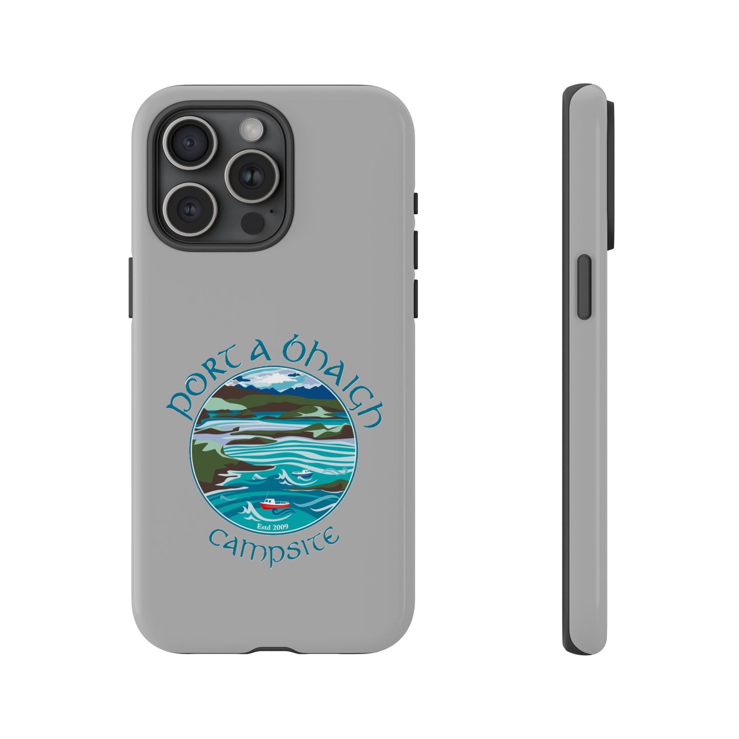 Campsite Phone Case with Scenic Design - Perfect for Outdoor Enthusiasts