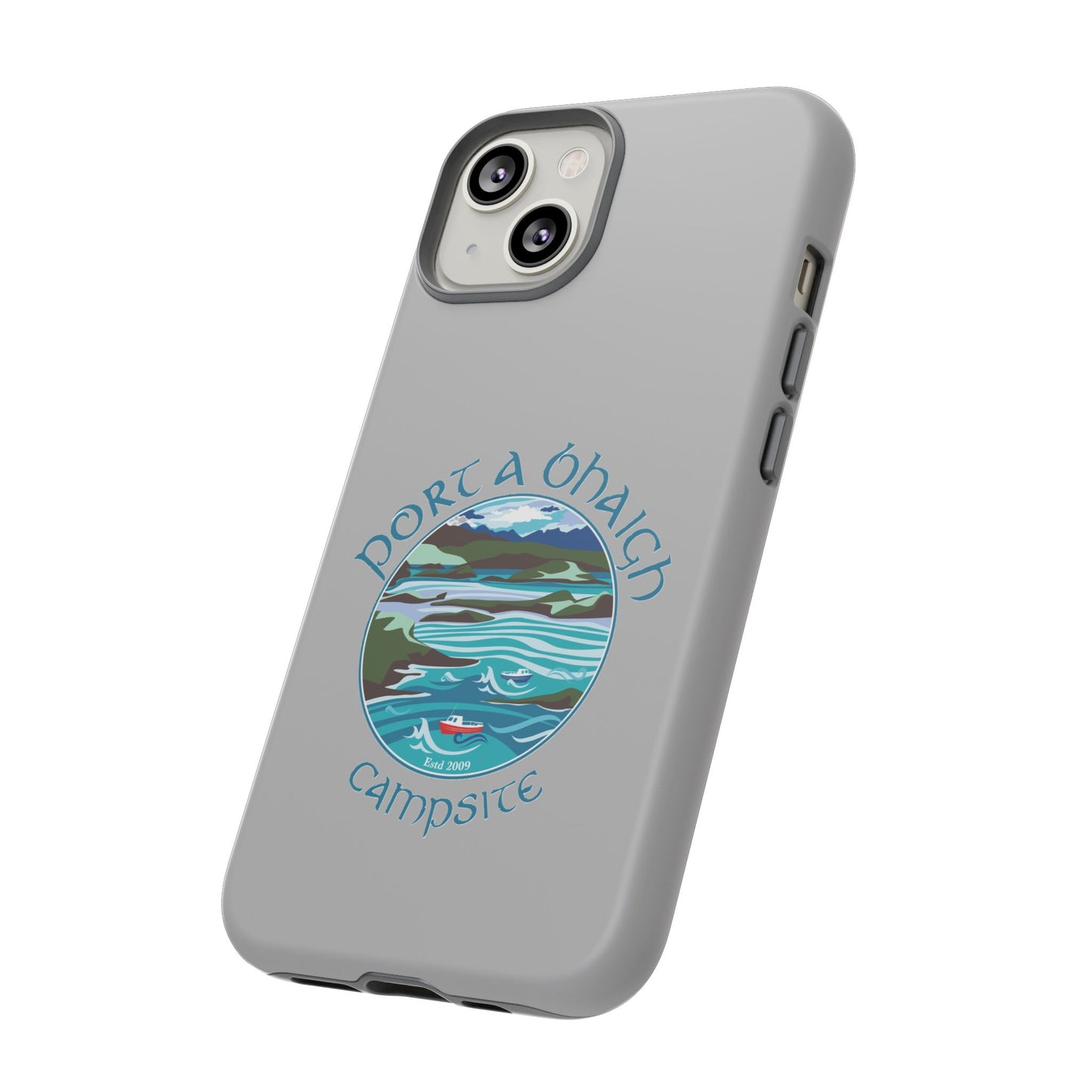 Campsite Phone Case with Scenic Design - Perfect for Outdoor Enthusiasts