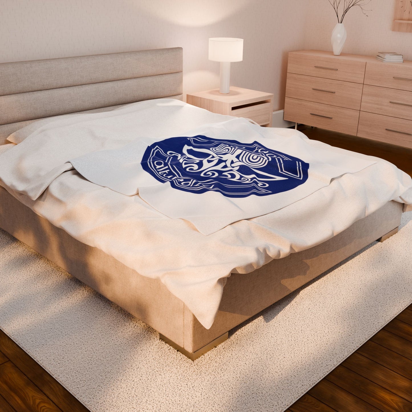 Bohemian Velveteen Plush Blanket - Cozy and Soft with Unique Design