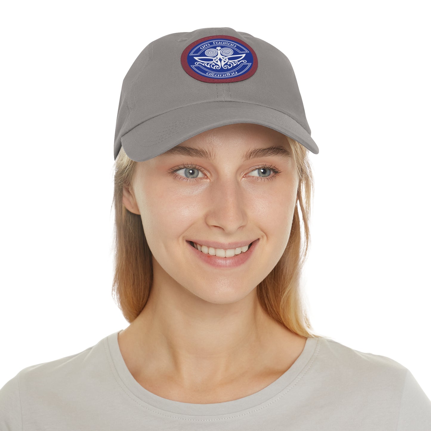 Stylish Dad Hat with Unique Leather Patch - Perfect for Casual Outings