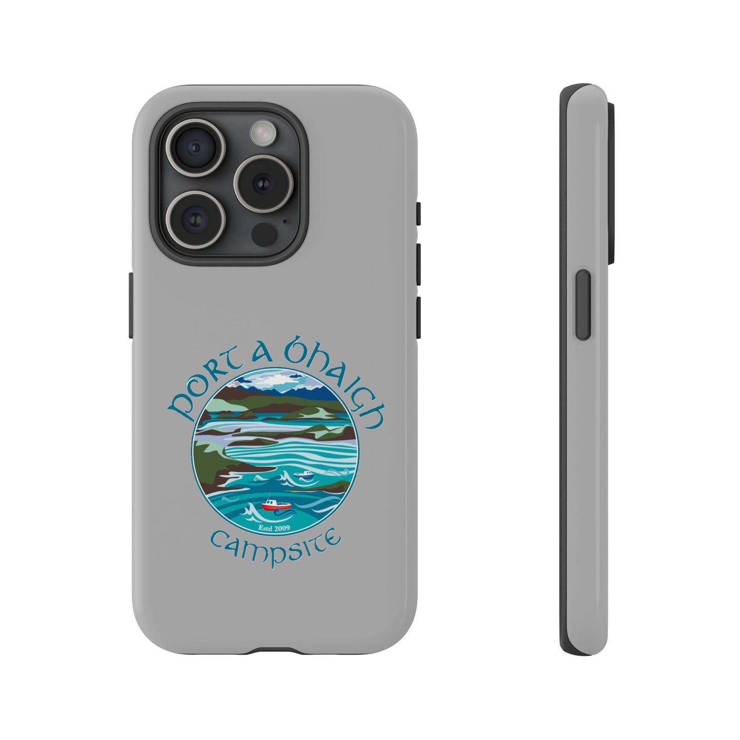 Campsite Phone Case with Scenic Design - Perfect for Outdoor Enthusiasts