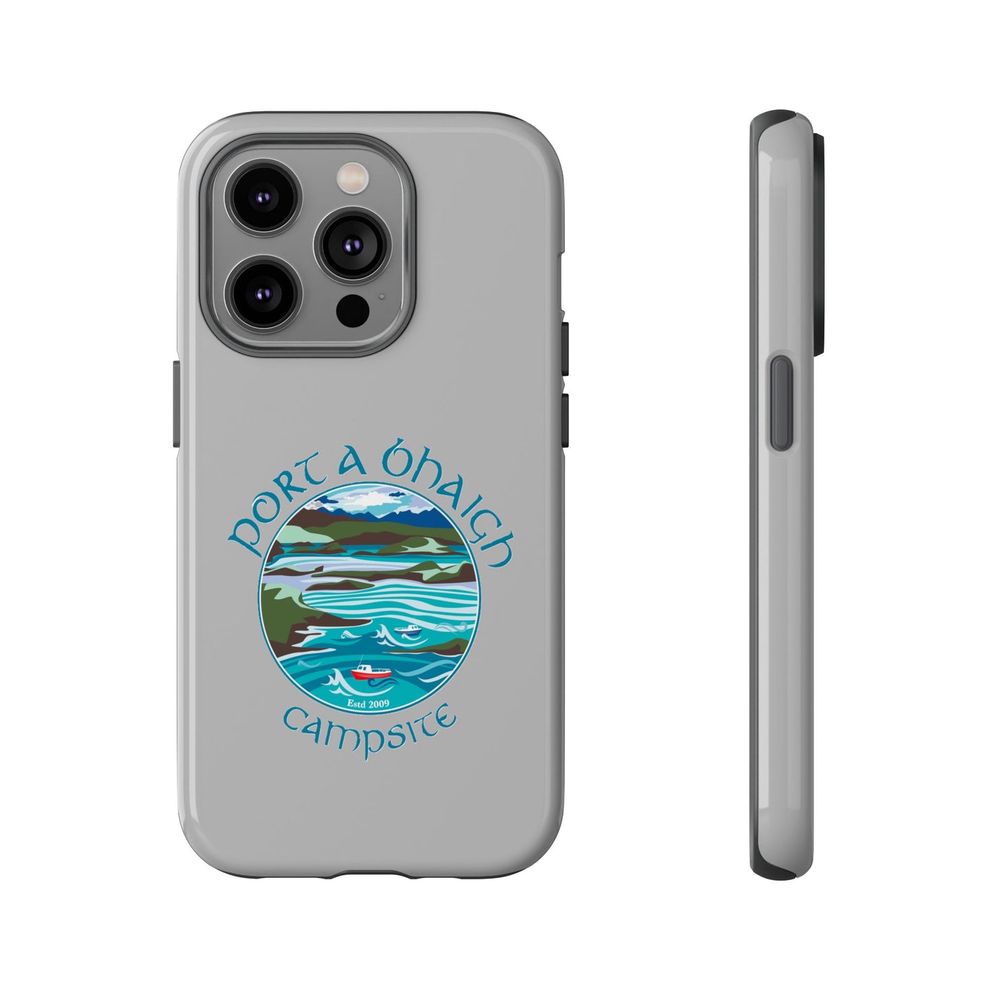Campsite Phone Case with Scenic Design - Perfect for Outdoor Enthusiasts