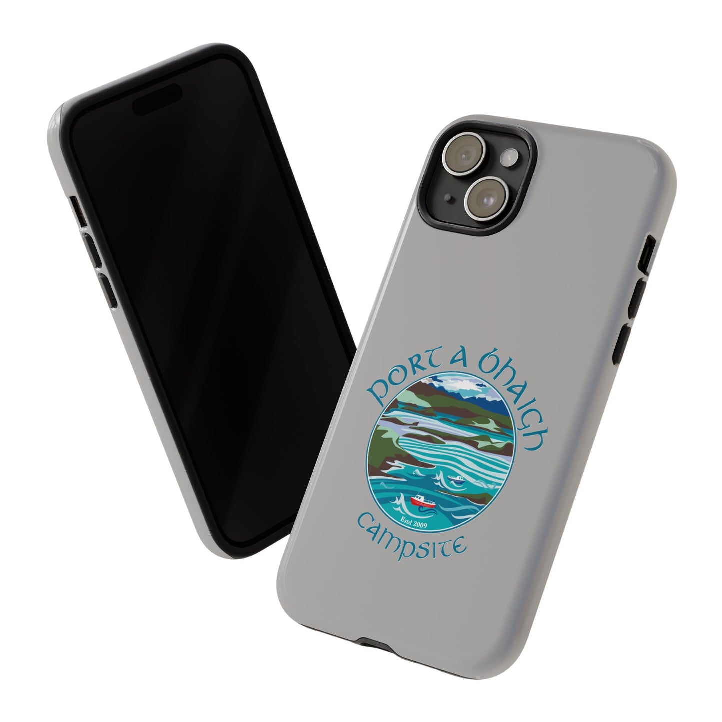 Campsite Phone Case with Scenic Design - Perfect for Outdoor Enthusiasts