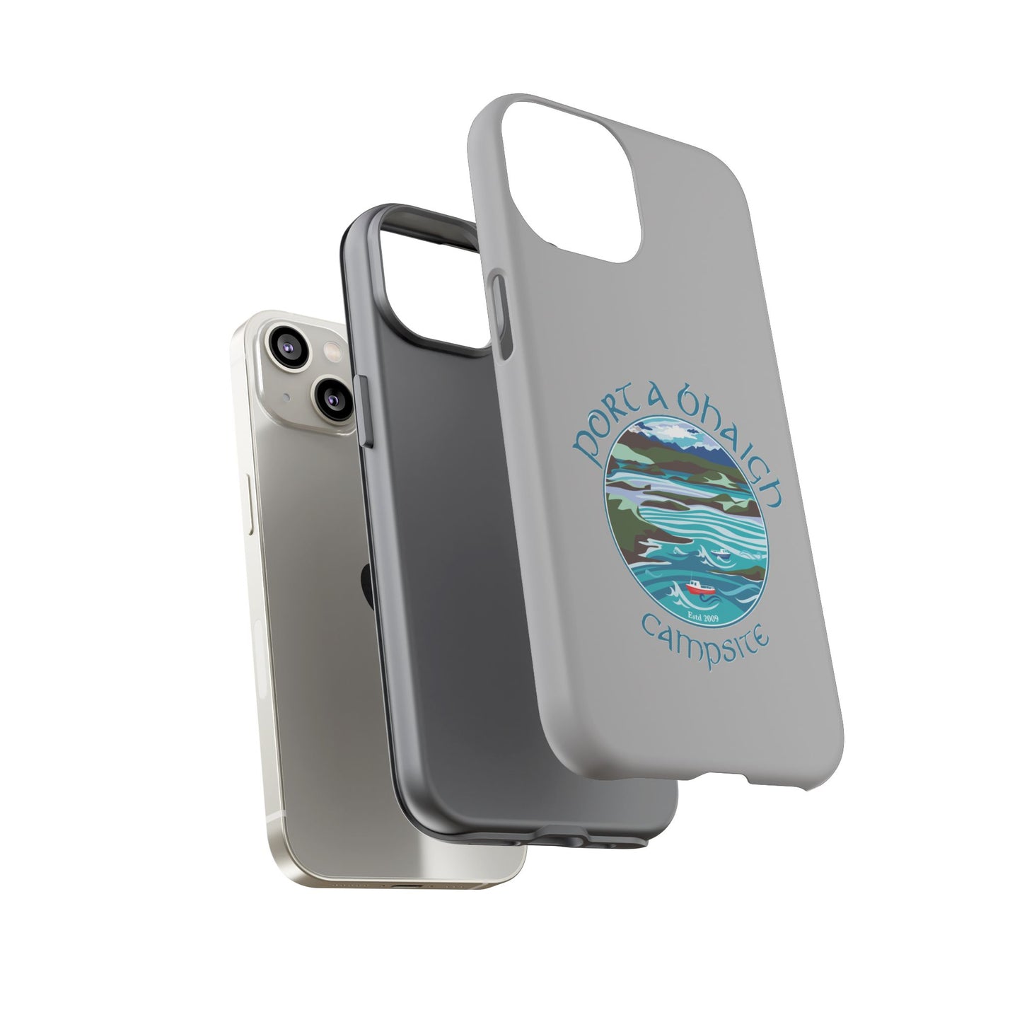 Campsite Phone Case with Scenic Design - Perfect for Outdoor Enthusiasts