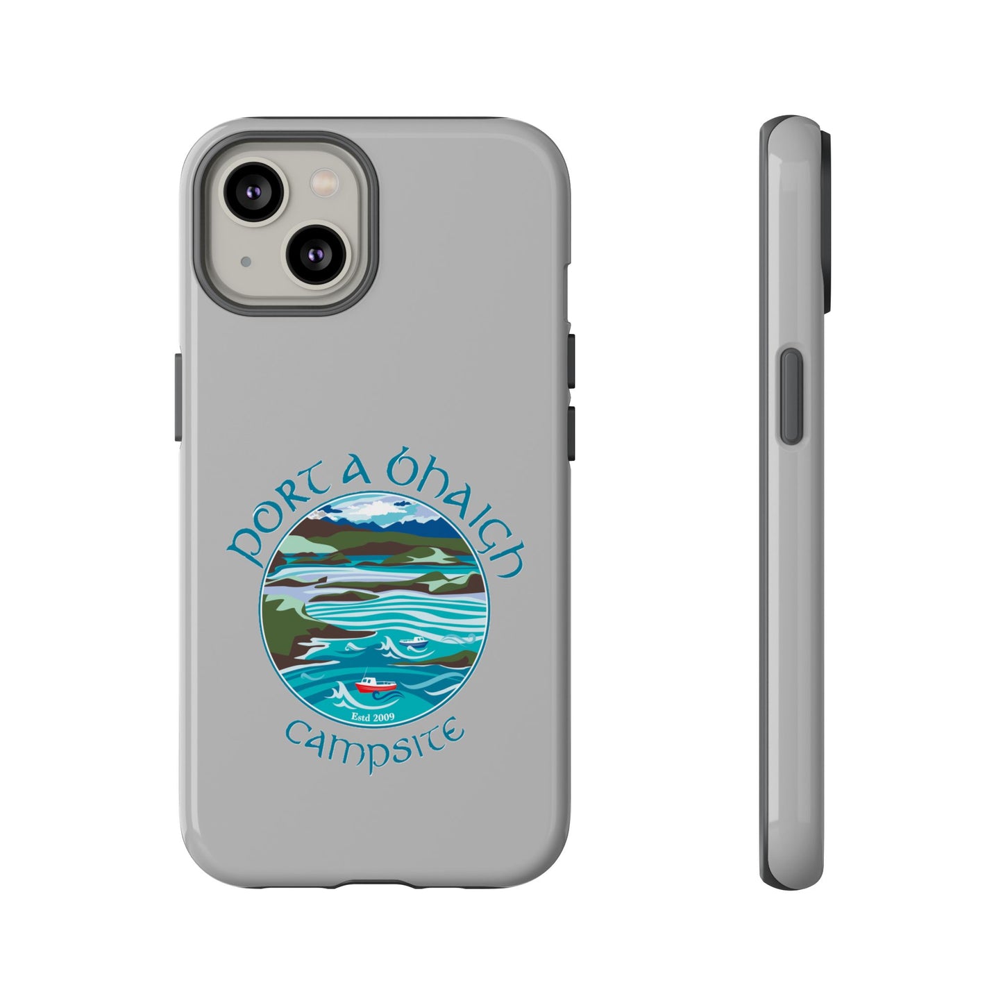 Campsite Phone Case with Scenic Design - Perfect for Outdoor Enthusiasts