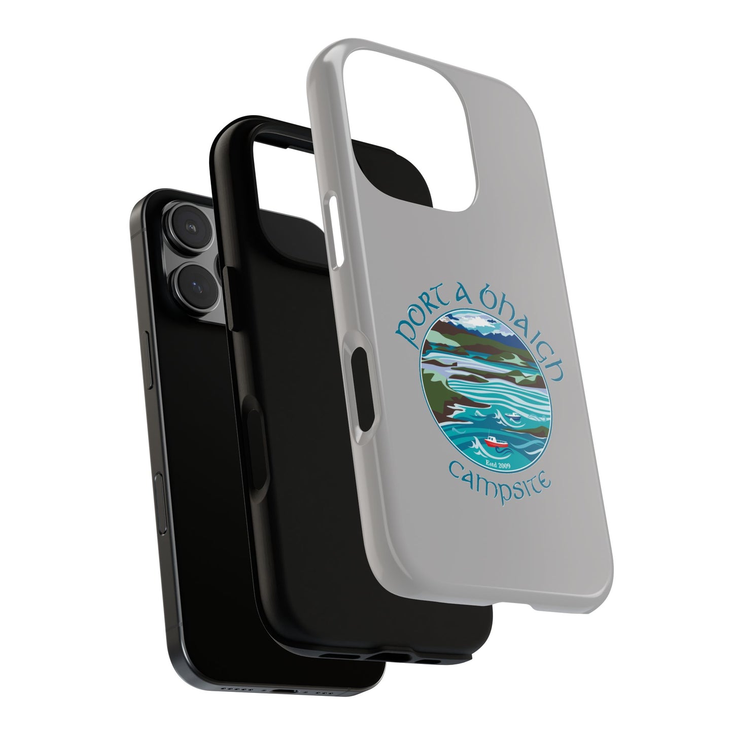Campsite Phone Case with Scenic Design - Perfect for Outdoor Enthusiasts