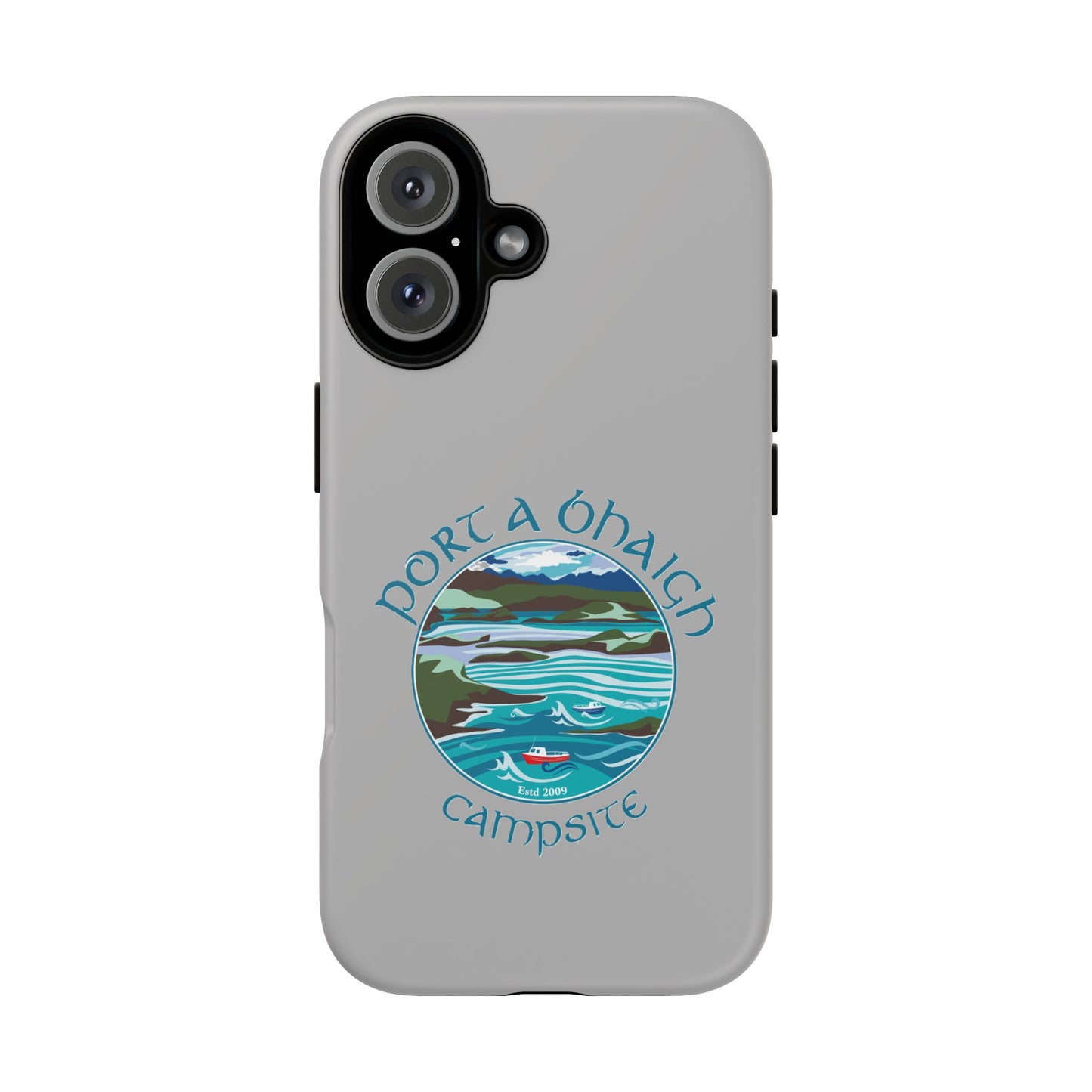 Campsite Phone Case with Scenic Design - Perfect for Outdoor Enthusiasts