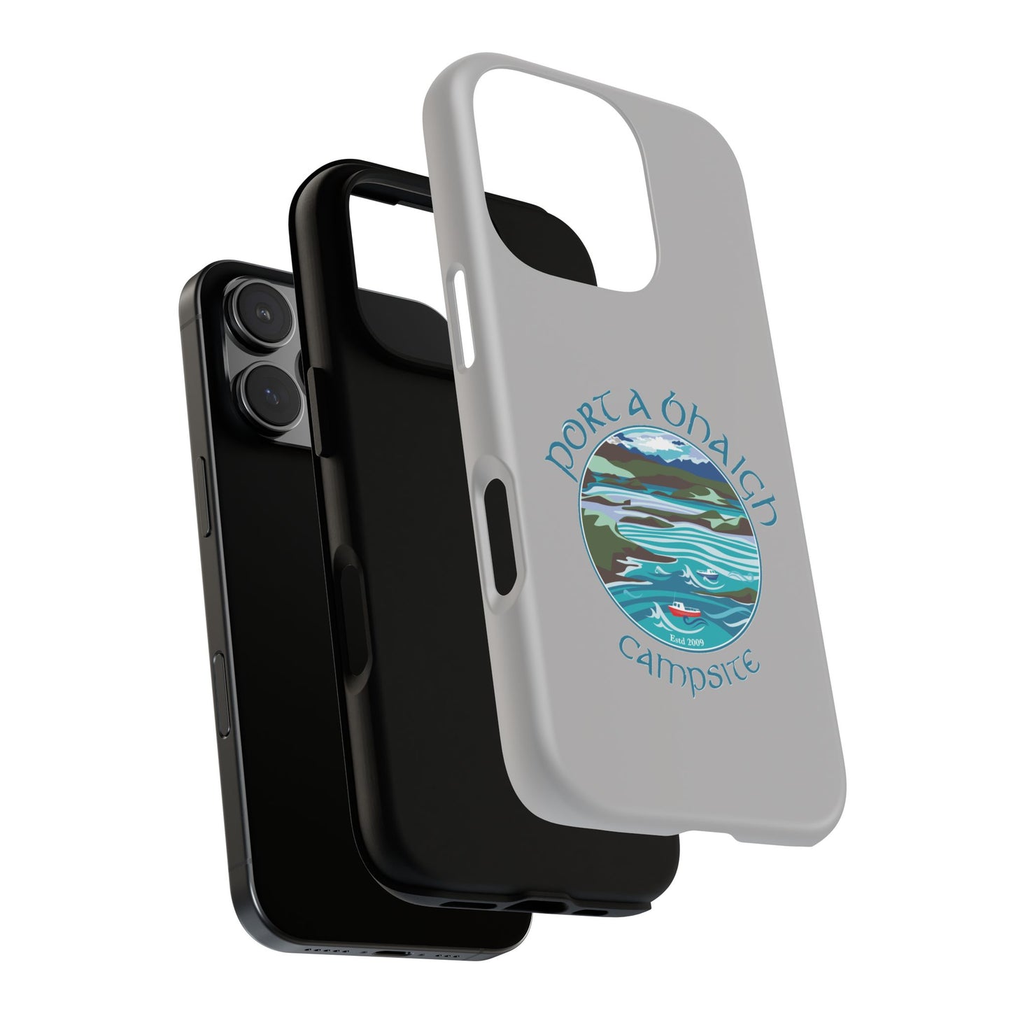 Campsite Phone Case with Scenic Design - Perfect for Outdoor Enthusiasts