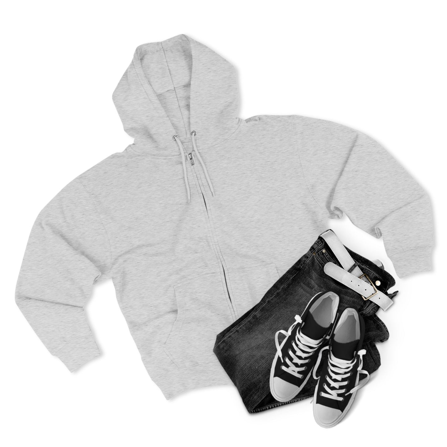 Unisex Zip Hoodie with Celtic Design - Cozy Wear for All Occasions