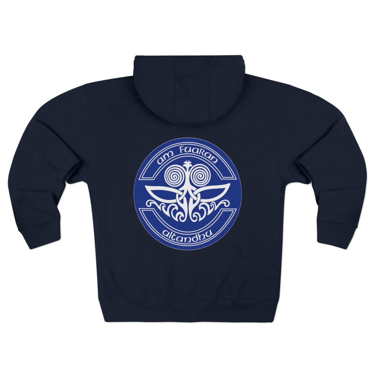 Unisex Zip Hoodie with Celtic Design - Cozy Wear for All Occasions