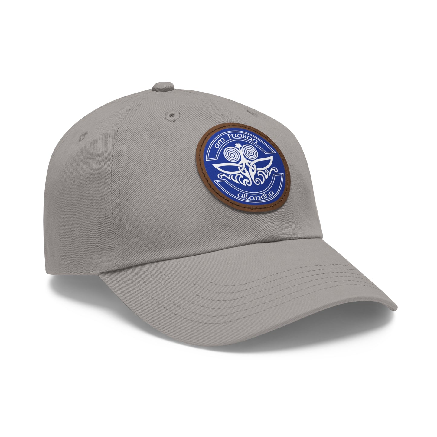 Stylish Dad Hat with Unique Leather Patch - Perfect for Casual Outings