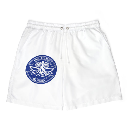 Men's Retro Tribal Print Swim Shorts for Beach & Pool