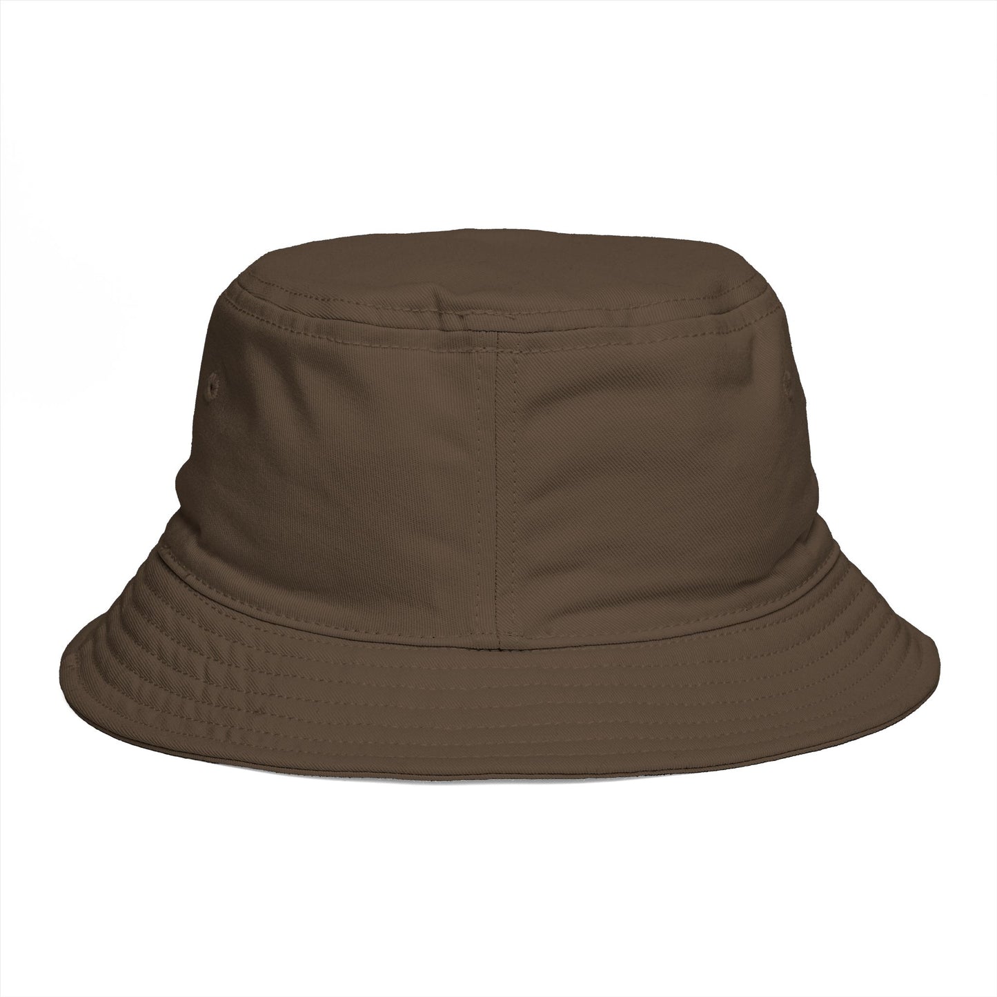 Sunset Coast Bucket Hat — Embroidered Ocean Landscape