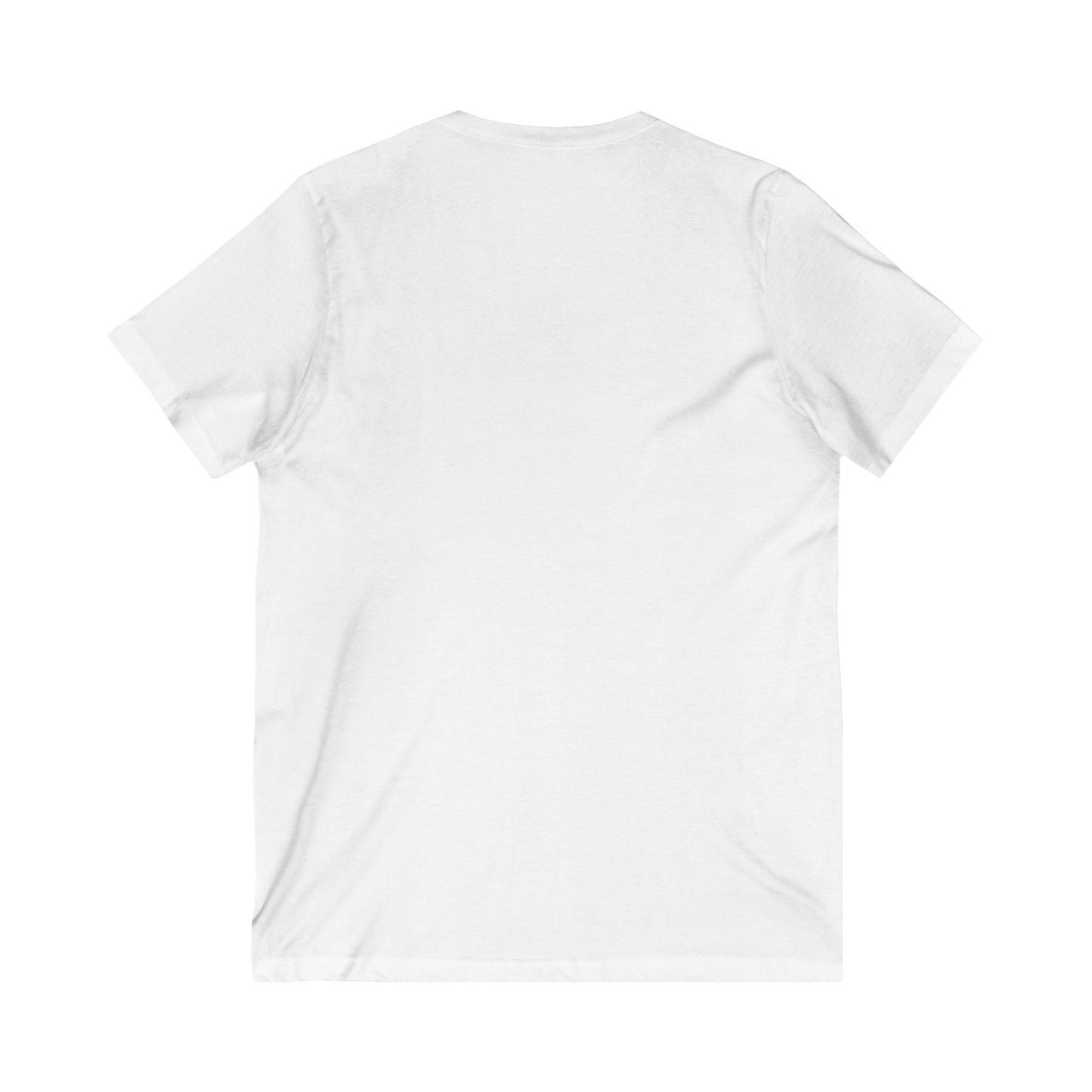 Casual V-Neck Tee with Iconic Emblem - Perfect for Everyday Wear