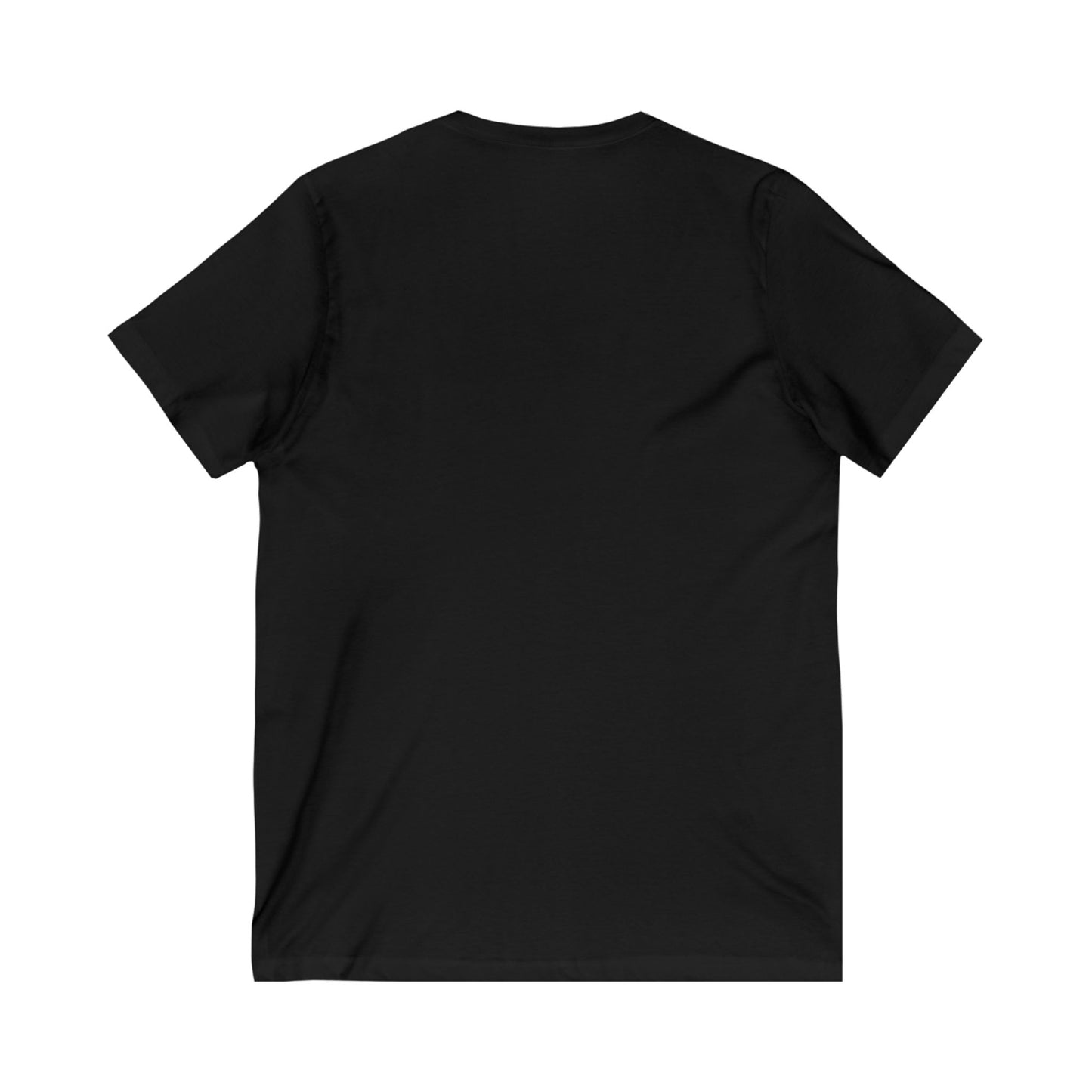 Casual V-Neck Tee with Iconic Emblem - Perfect for Everyday Wear