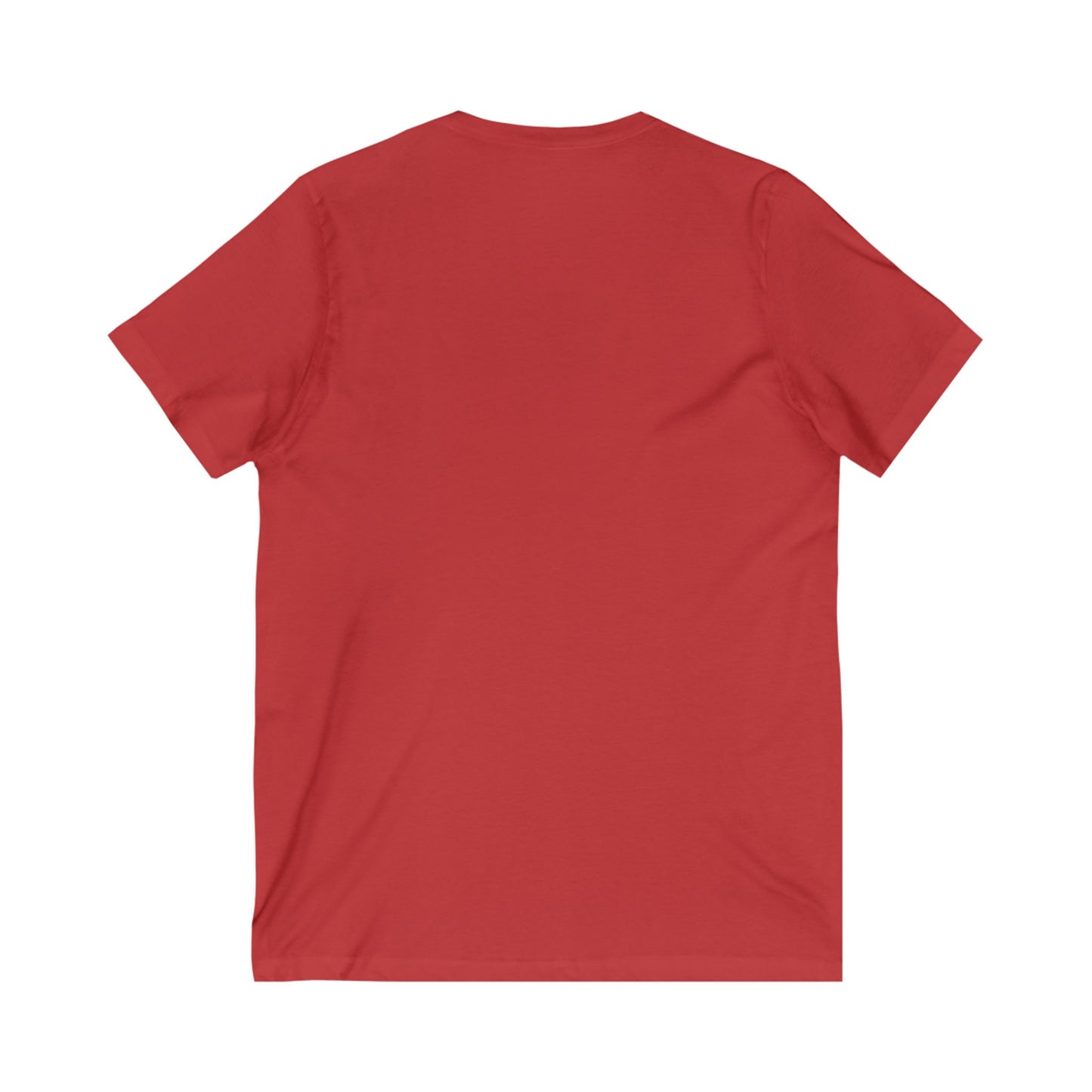 Casual V-Neck Tee with Iconic Emblem - Perfect for Everyday Wear