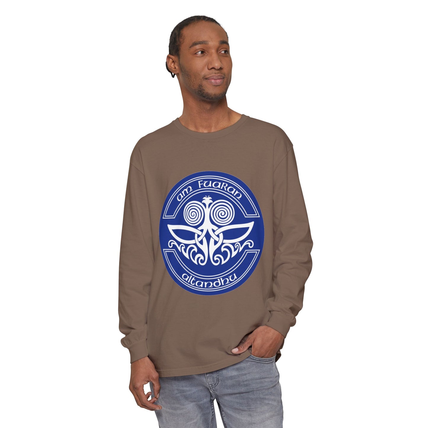 Celtic Tree of Life Long Sleeve Tee — "I Am Fuiaran Altandhu" Symbol