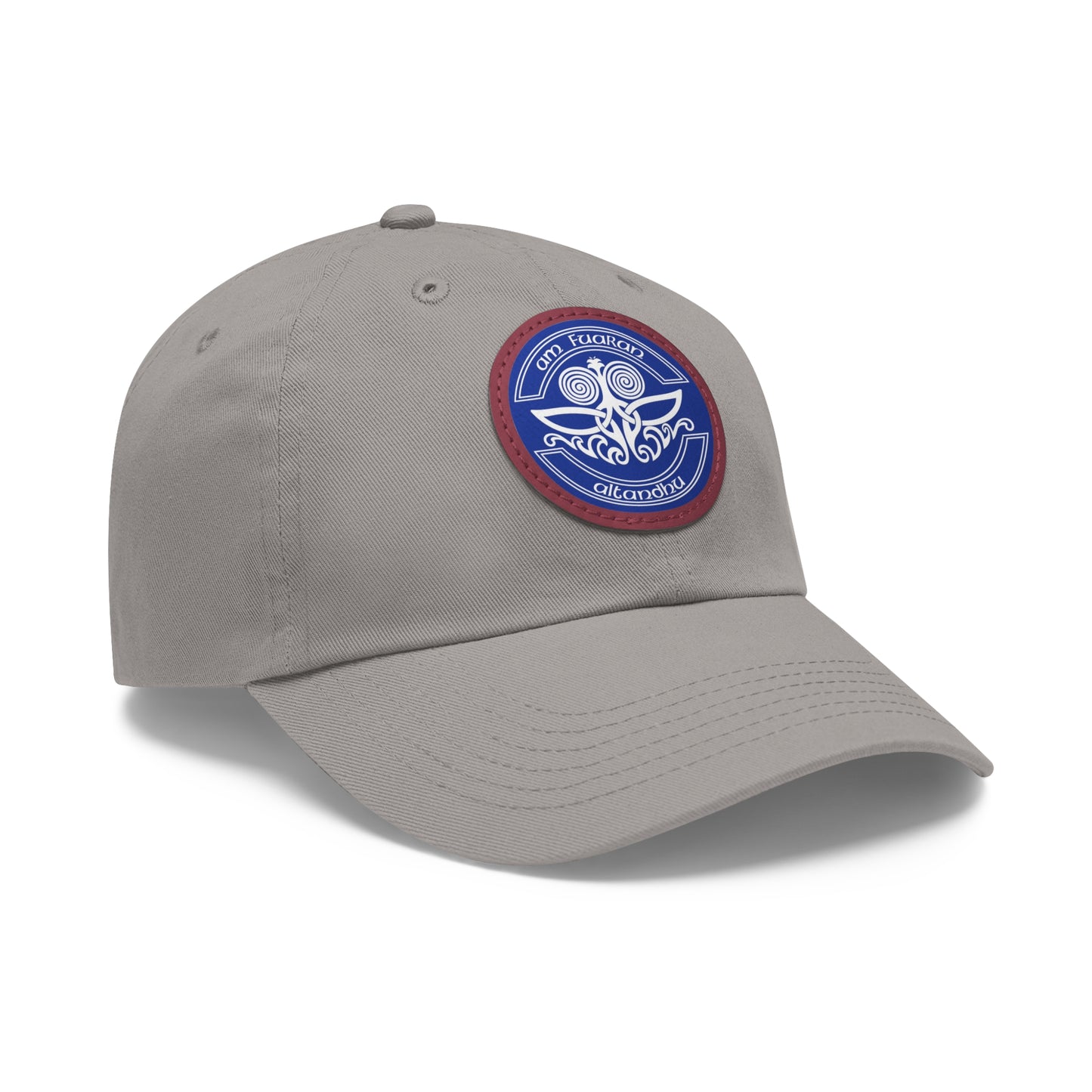 Stylish Dad Hat with Unique Leather Patch - Perfect for Casual Outings