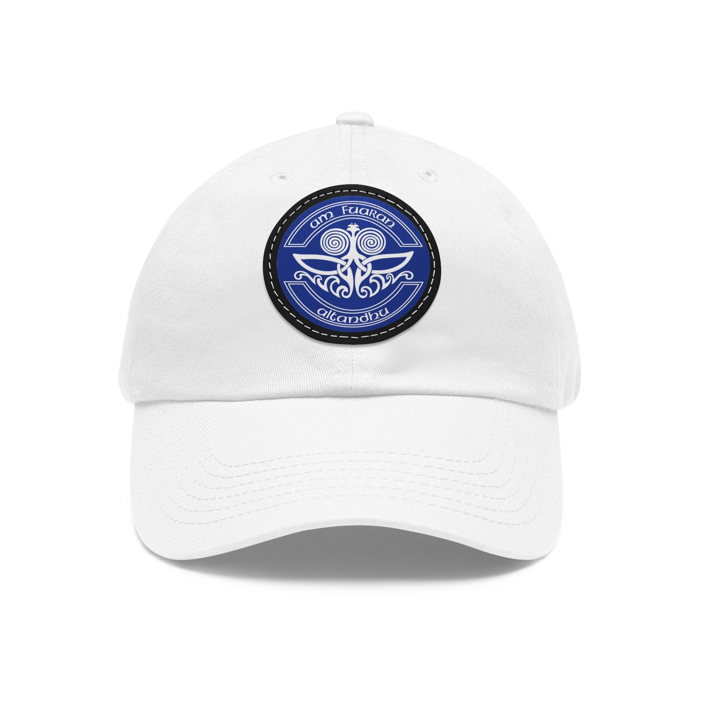 Stylish Dad Hat with Unique Leather Patch - Perfect for Casual Outings