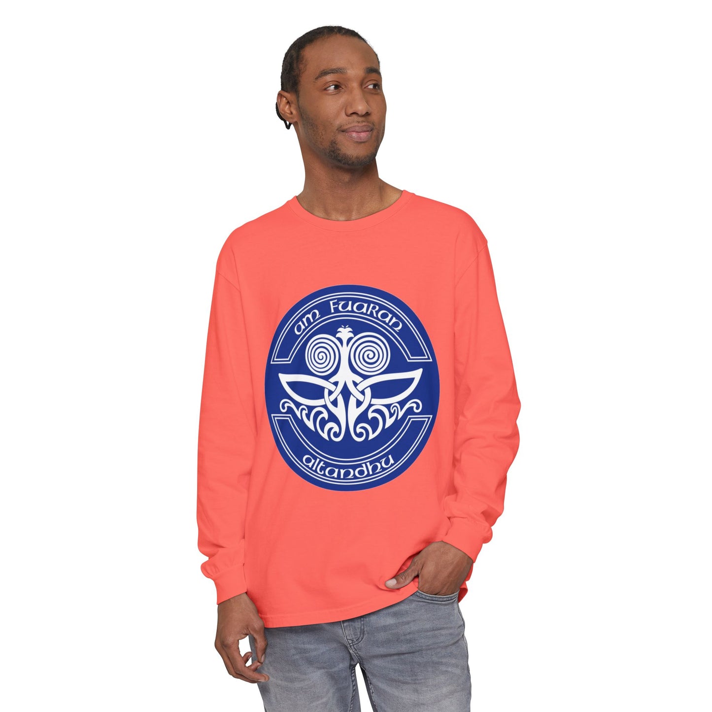 Celtic Tree of Life Long Sleeve Tee — "I Am Fuiaran Altandhu" Symbol