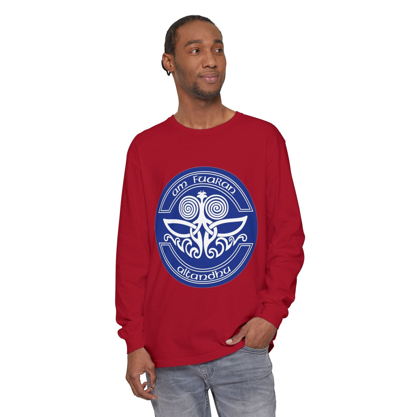Celtic Tree of Life Long Sleeve Tee — "I Am Fuiaran Altandhu" Symbol