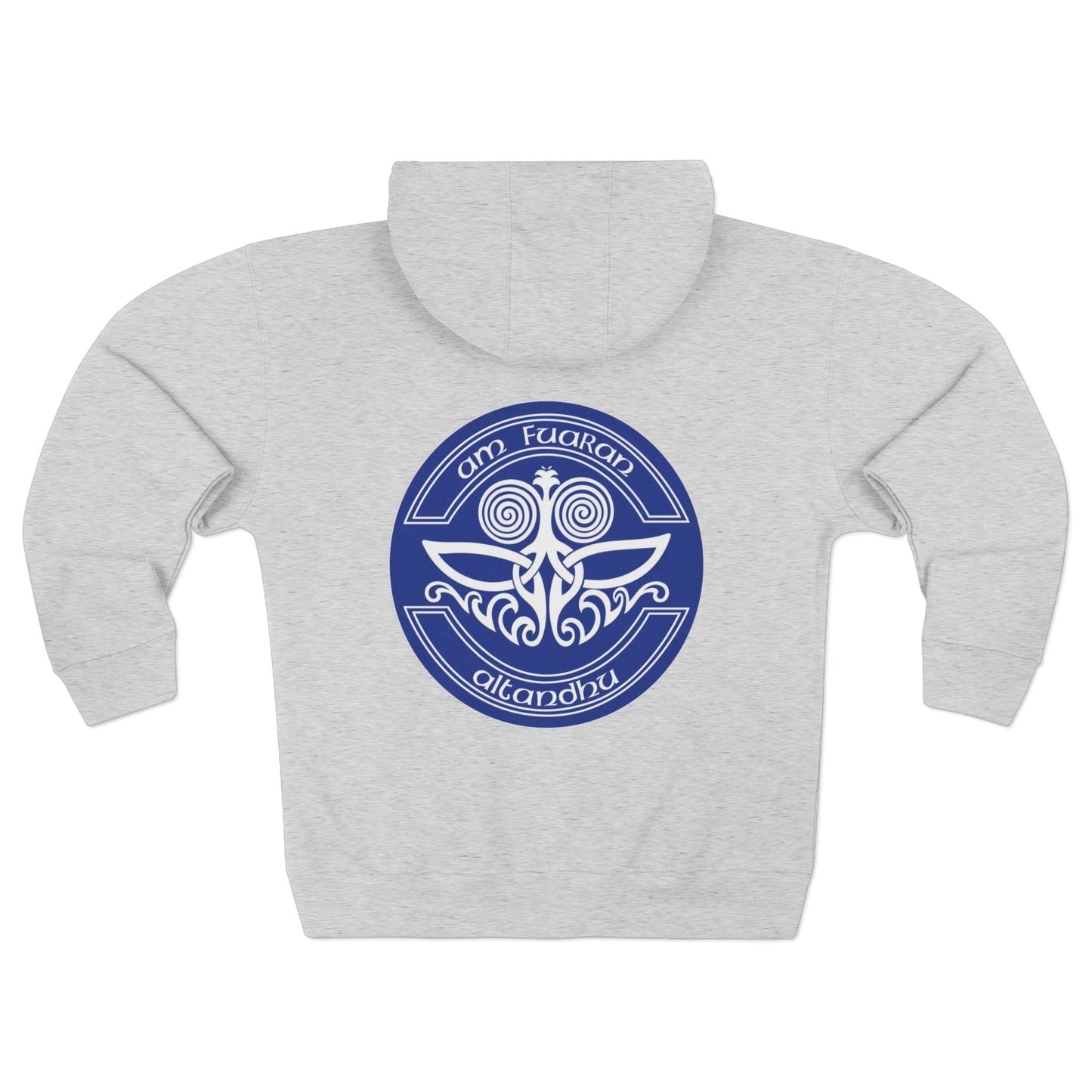 Unisex Zip Hoodie with Celtic Design - Cozy Wear for All Occasions