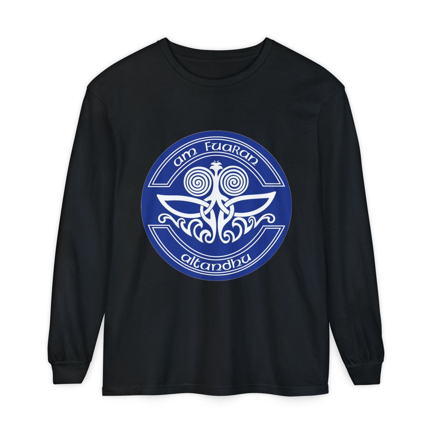 Celtic Tree of Life Long Sleeve Tee — "I Am Fuiaran Altandhu" Symbol