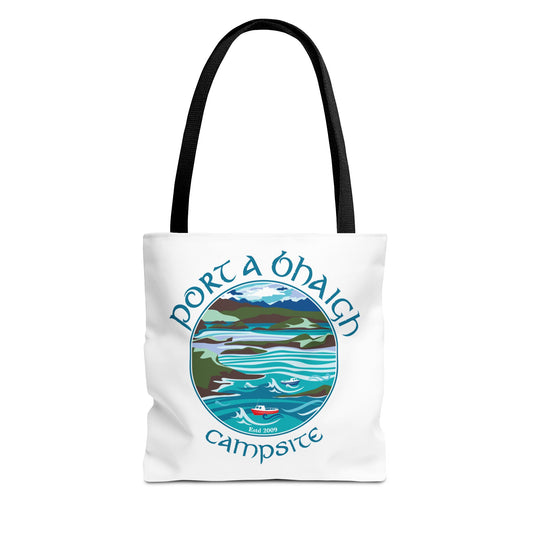 Port A Bhaigh Campsite Tote Bag - Perfect for Outdoor Adventures