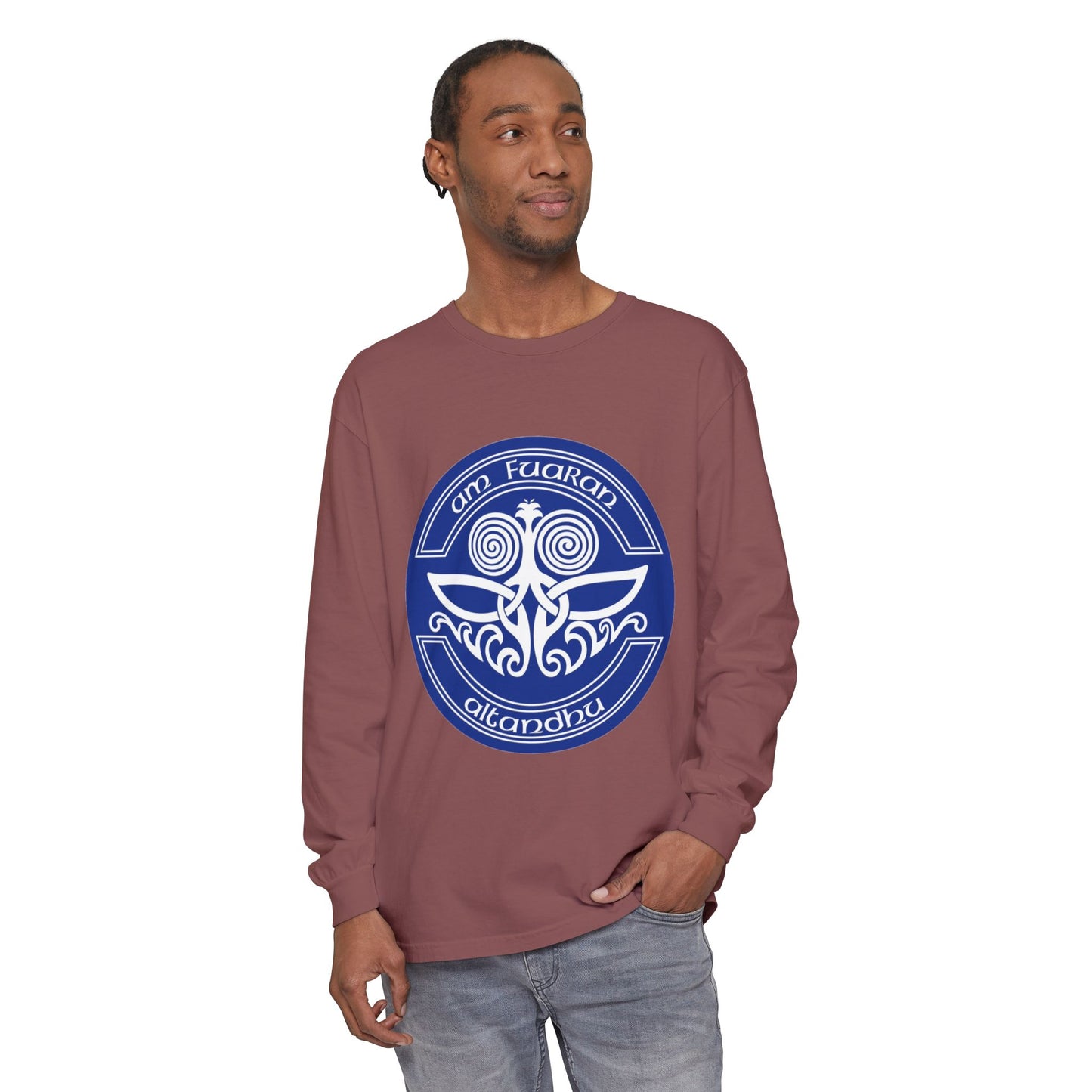 Celtic Tree of Life Long Sleeve Tee — "I Am Fuiaran Altandhu" Symbol