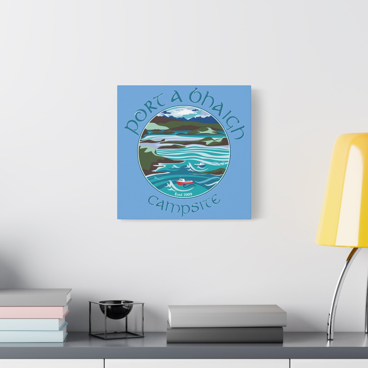 Coastal Canvas Print - Portstewart Scene, Established 2009