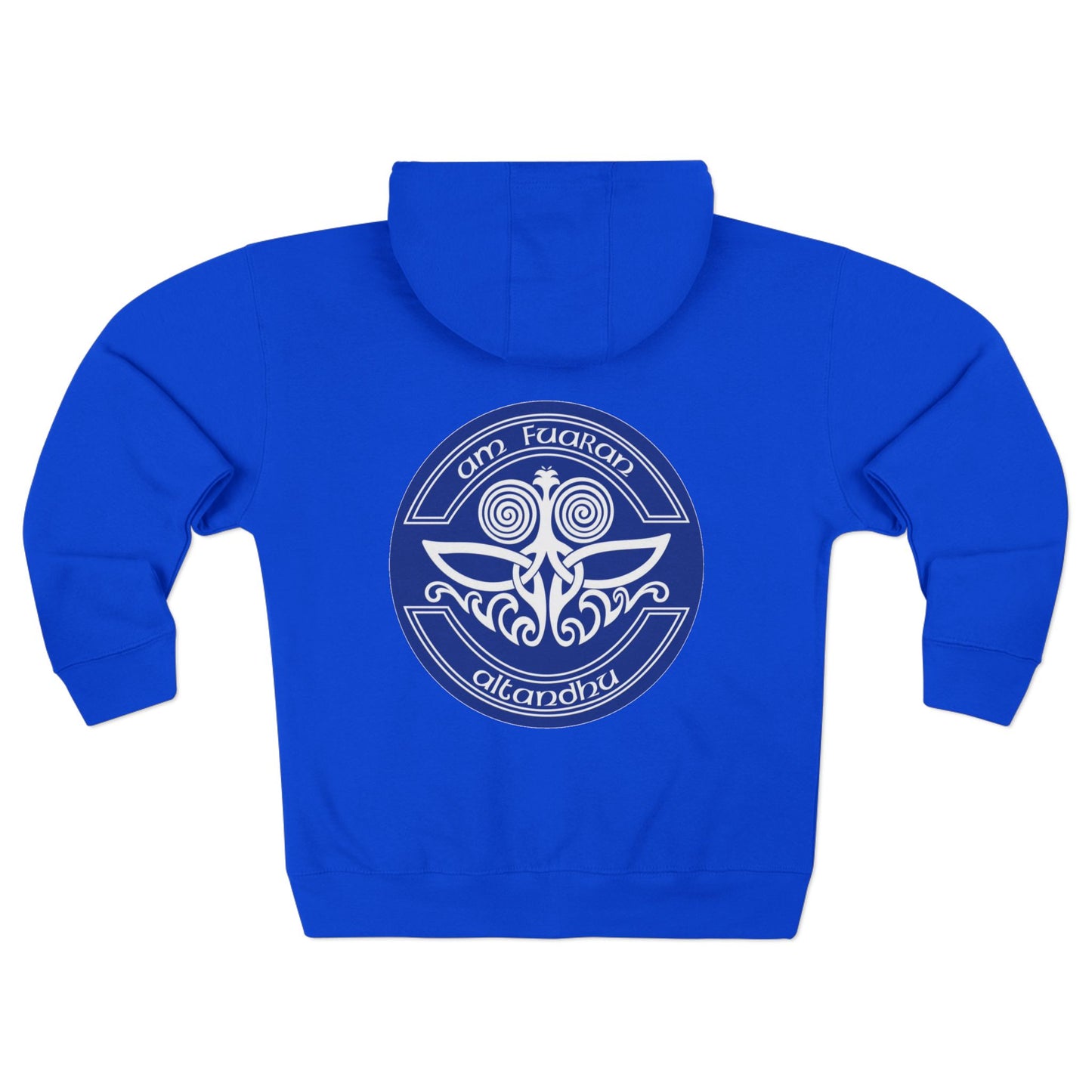 Unisex Zip Hoodie with Celtic Design - Cozy Wear for All Occasions