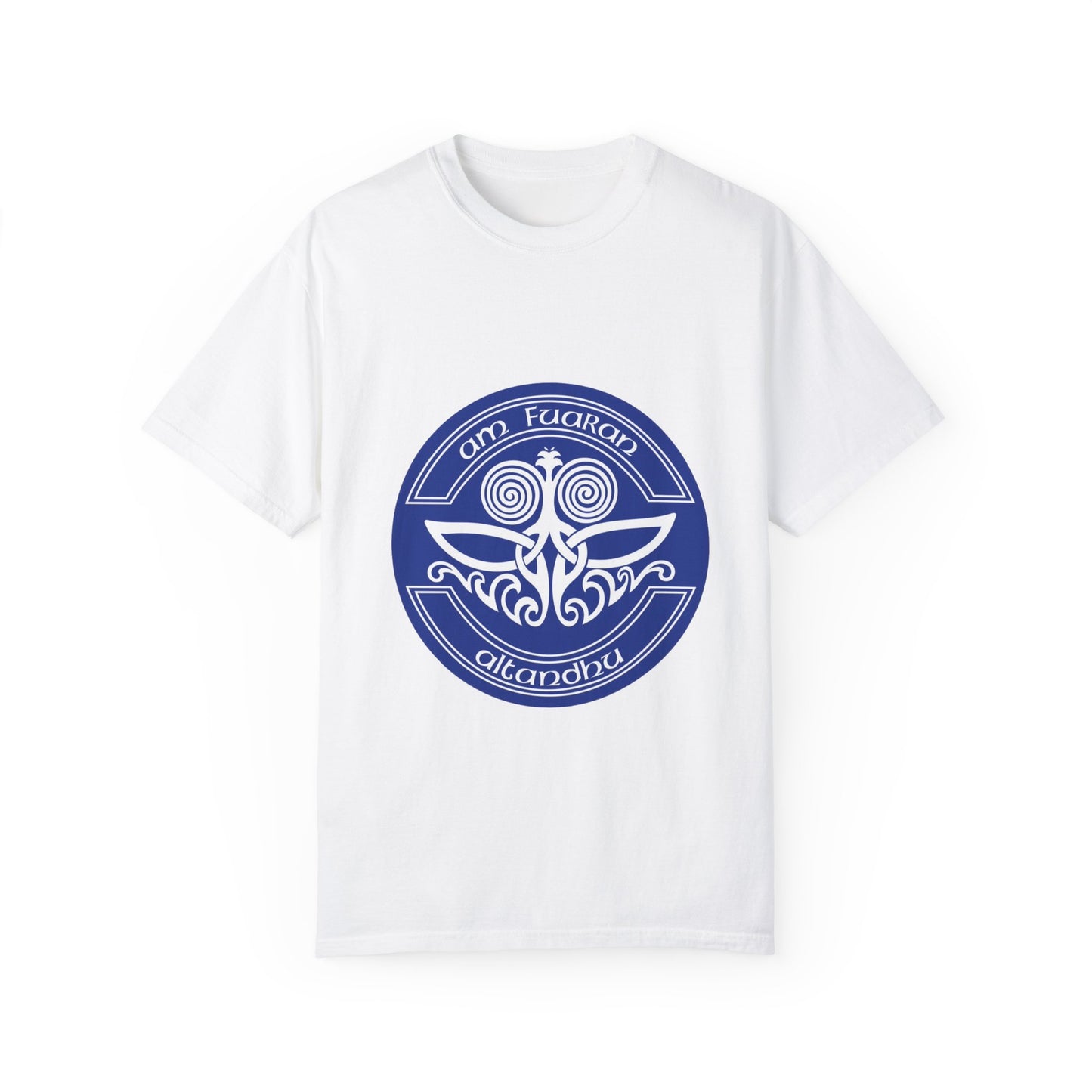 Unisex Garment-Dyed T-Shirt with Tribal Design - Comfortable & Stylish