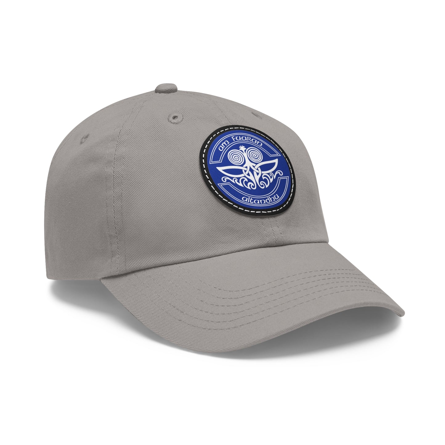 Stylish Dad Hat with Unique Leather Patch - Perfect for Casual Outings