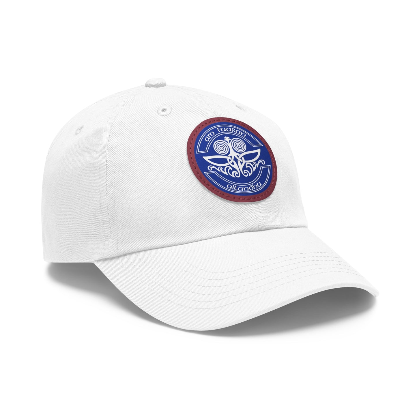 Stylish Dad Hat with Unique Leather Patch - Perfect for Casual Outings