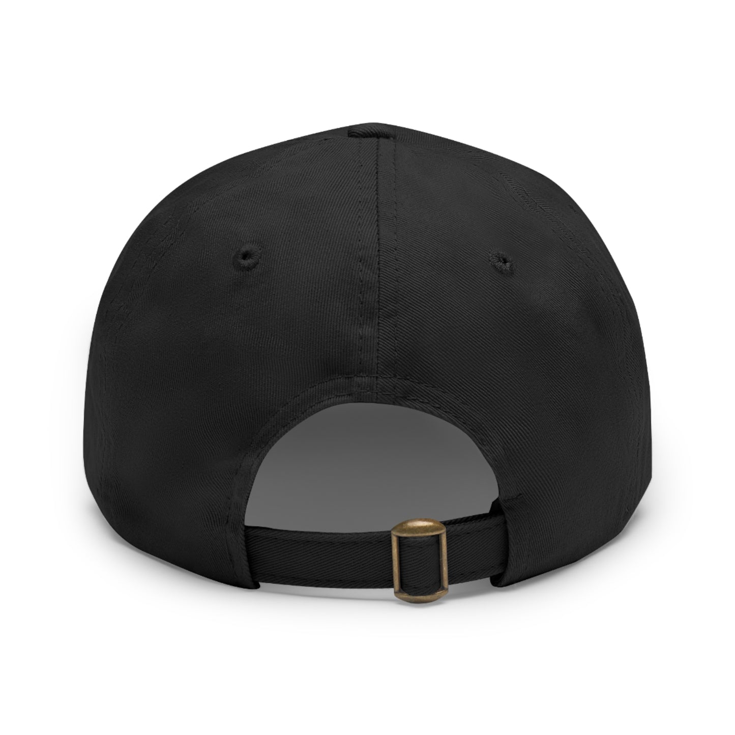 Stylish Dad Hat with Unique Leather Patch - Perfect for Casual Outings