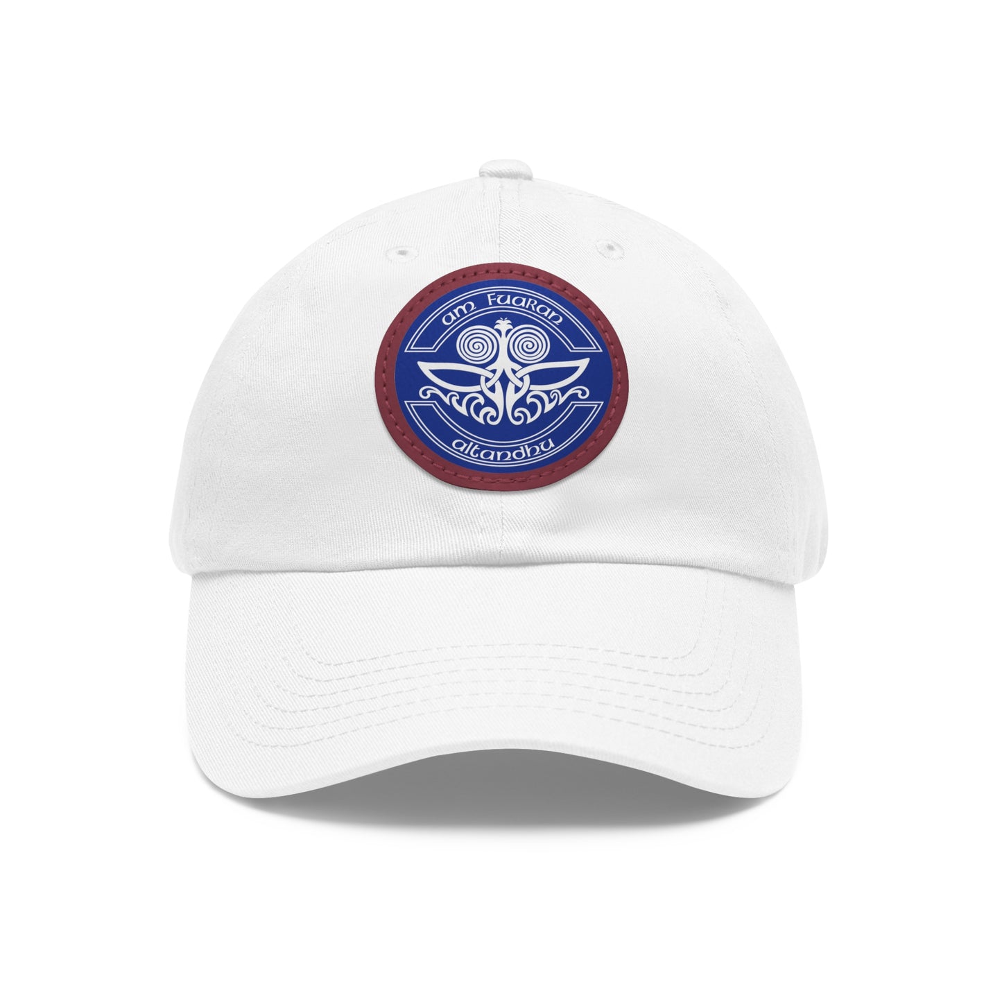 Stylish Dad Hat with Unique Leather Patch - Perfect for Casual Outings