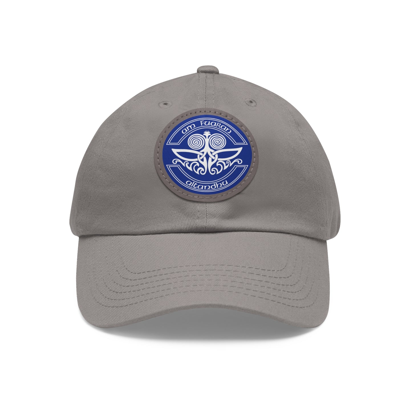 Stylish Dad Hat with Unique Leather Patch - Perfect for Casual Outings