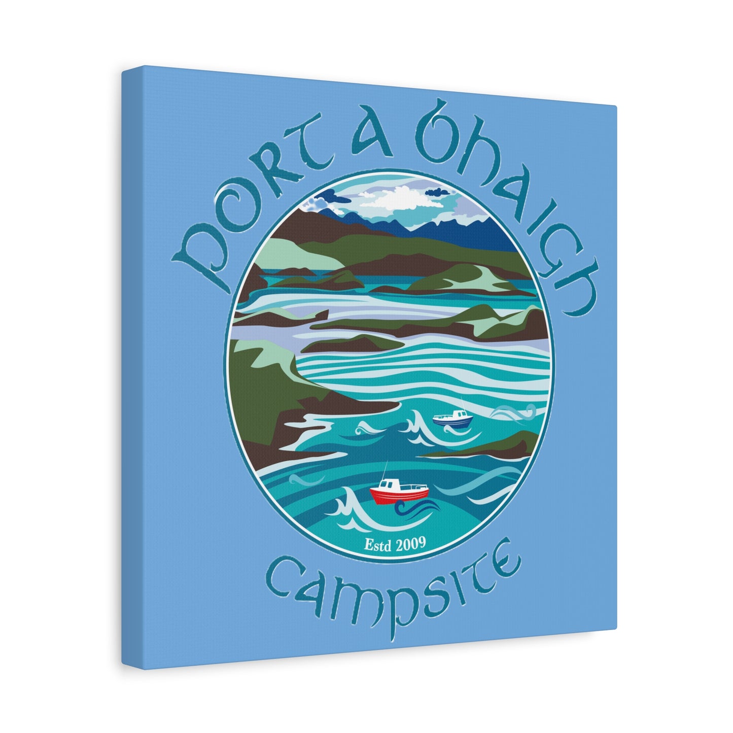 Coastal Canvas Print - Portstewart Scene, Established 2009